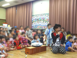 近江八幡幼稚園夏祭りイベント風景