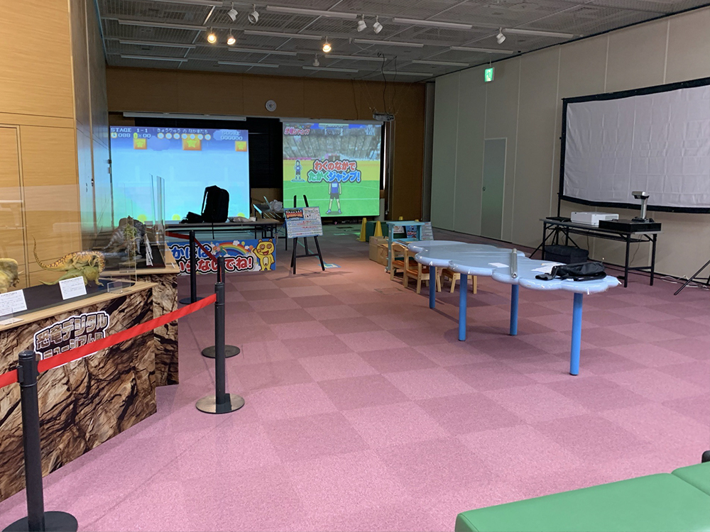 佐久市子ども未来館でのデジタルイベント風景